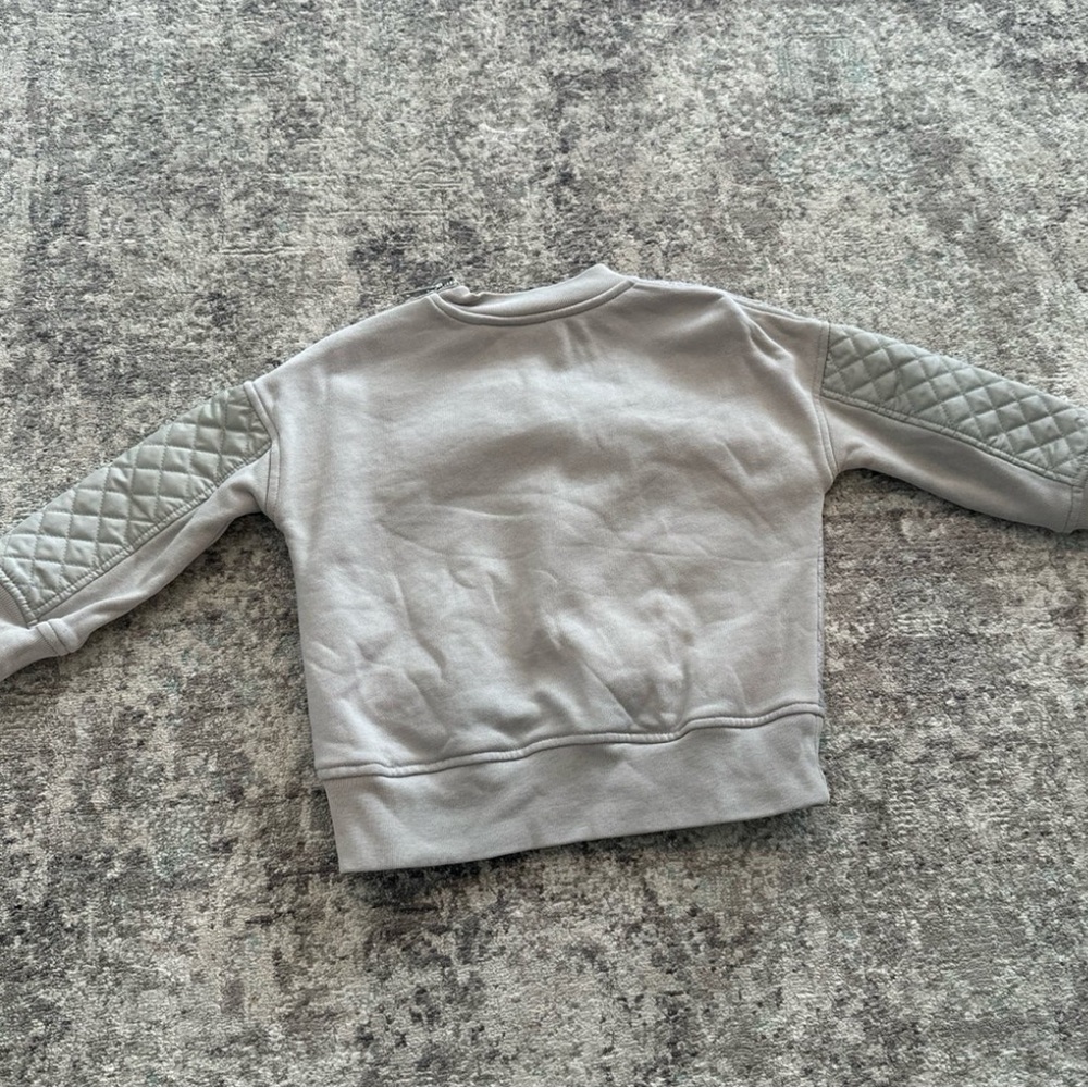 Burberry Boys Light Grey Timothie Top-padded Sweatshirt Size 3Y - Picture 4 of 9